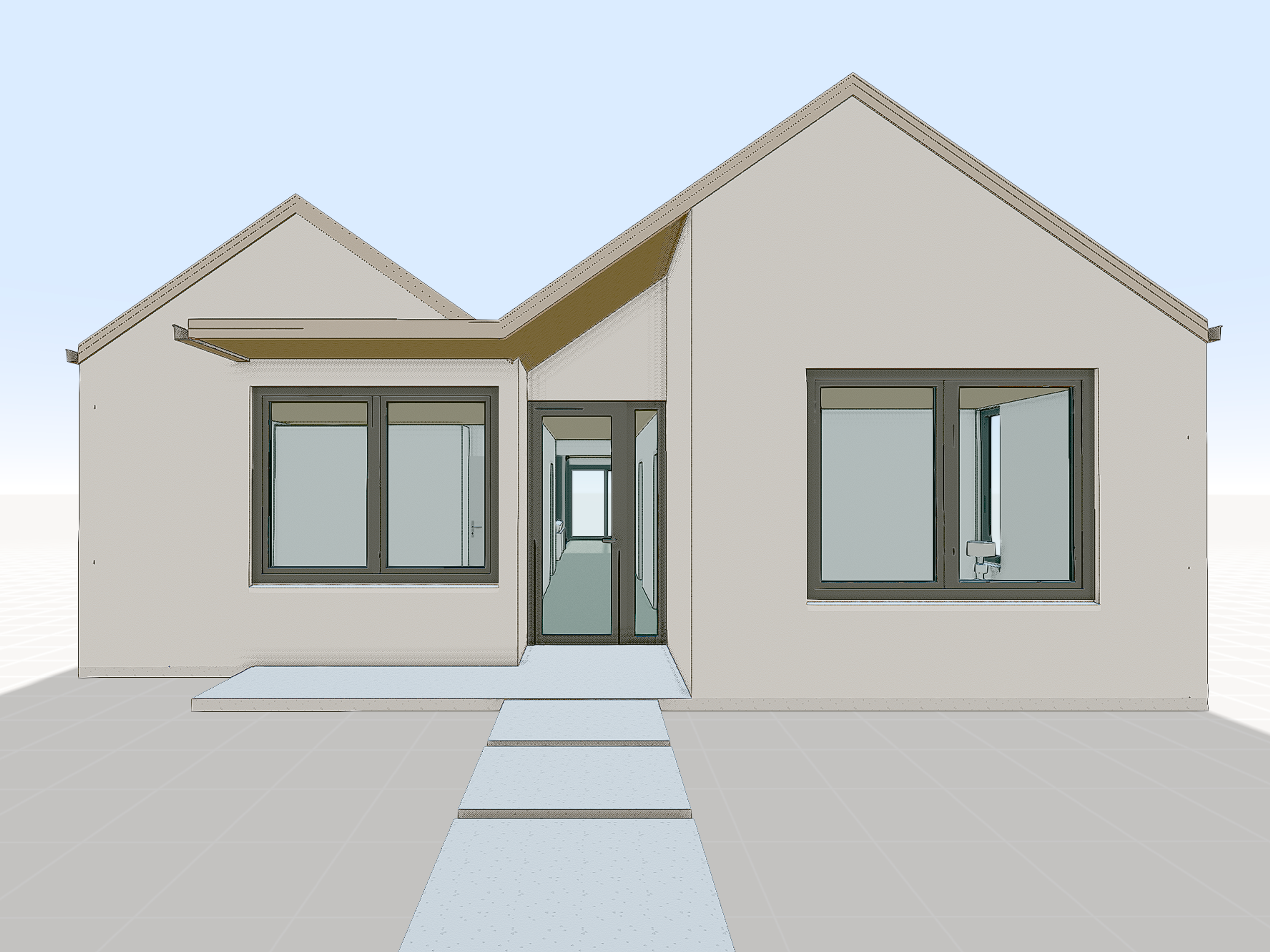 3 Bedroom, 145sqm House