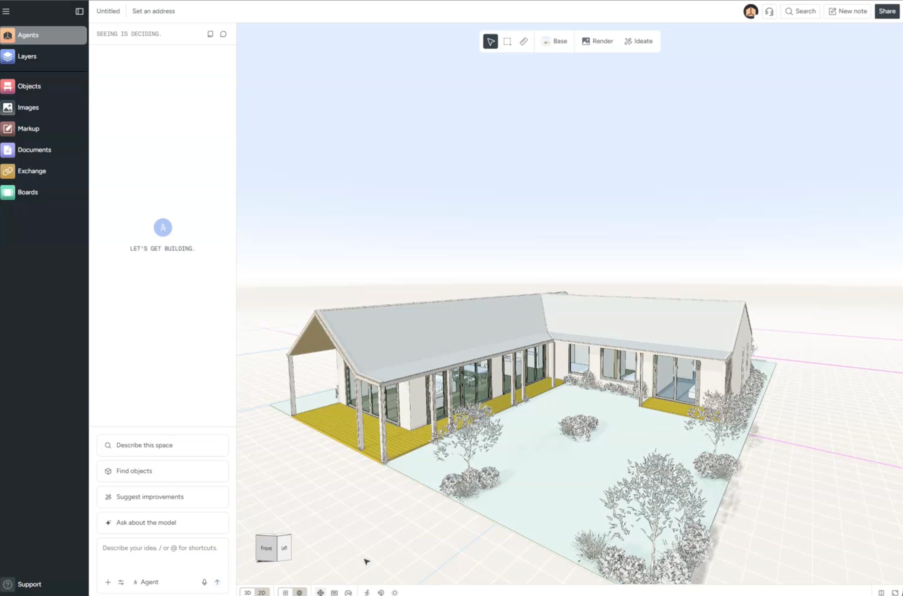 BIM Navigation Basics: Move Around a 3D Model in Harth