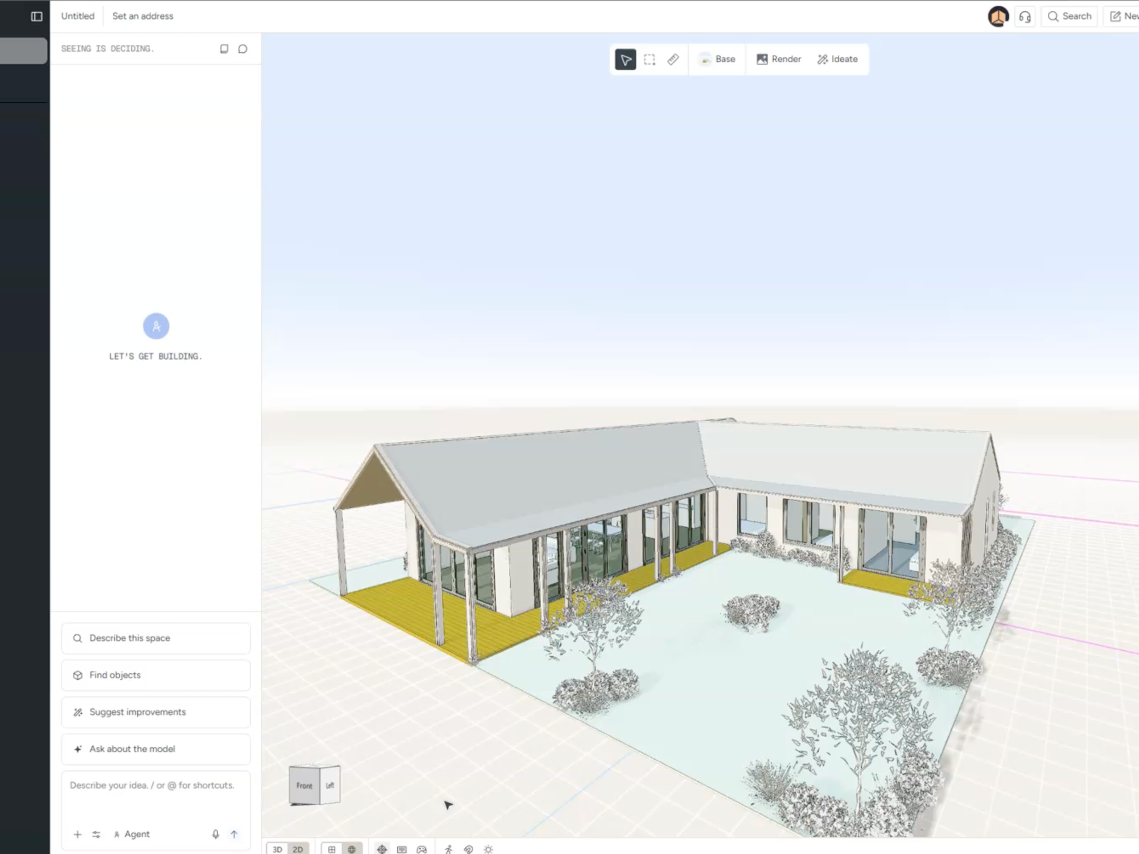 BIM Navigation Basics: Move Around a 3D Model in Harth