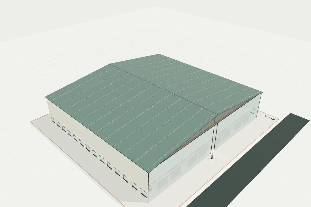 Indoor sports hall, 2 courts