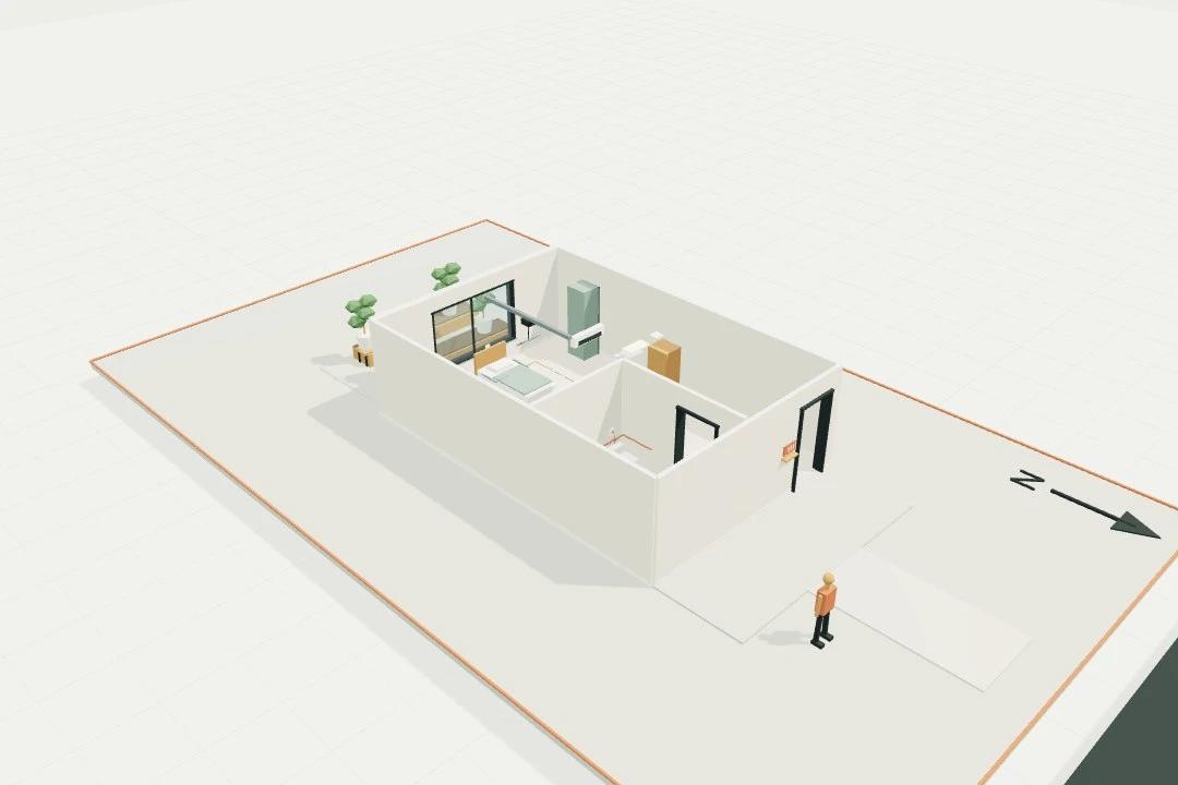 Turning Space · Accessible Bathroom and Bedroom