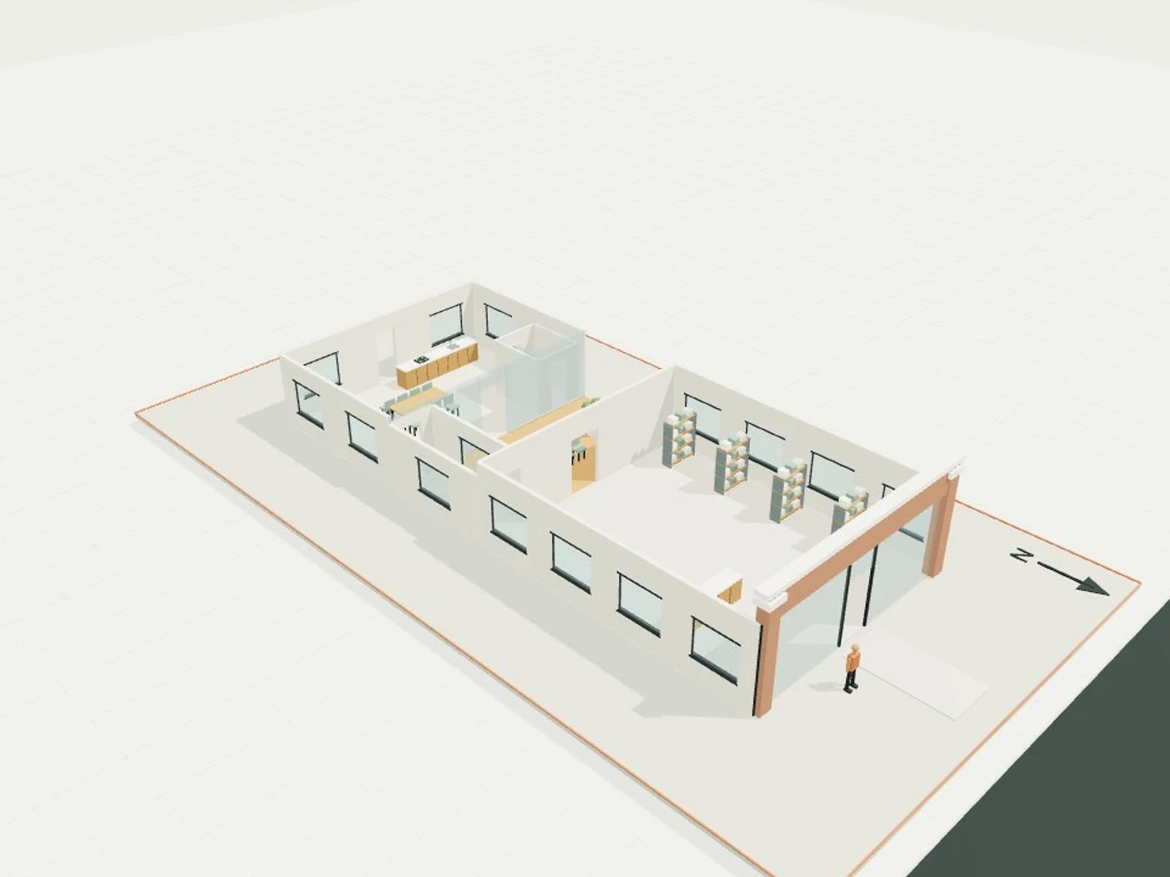 Heritage shopfront + rear extension, 200 m²