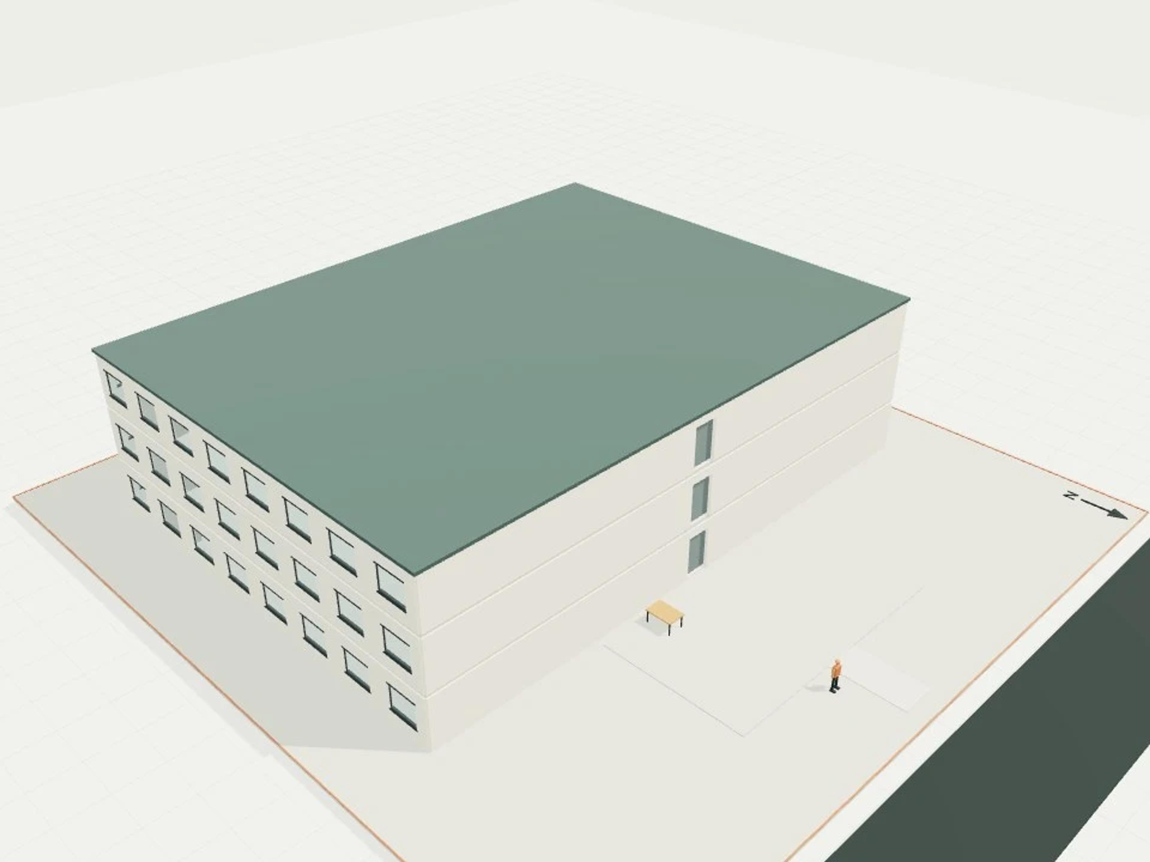Self-storage, 2,500 m², 3 levels