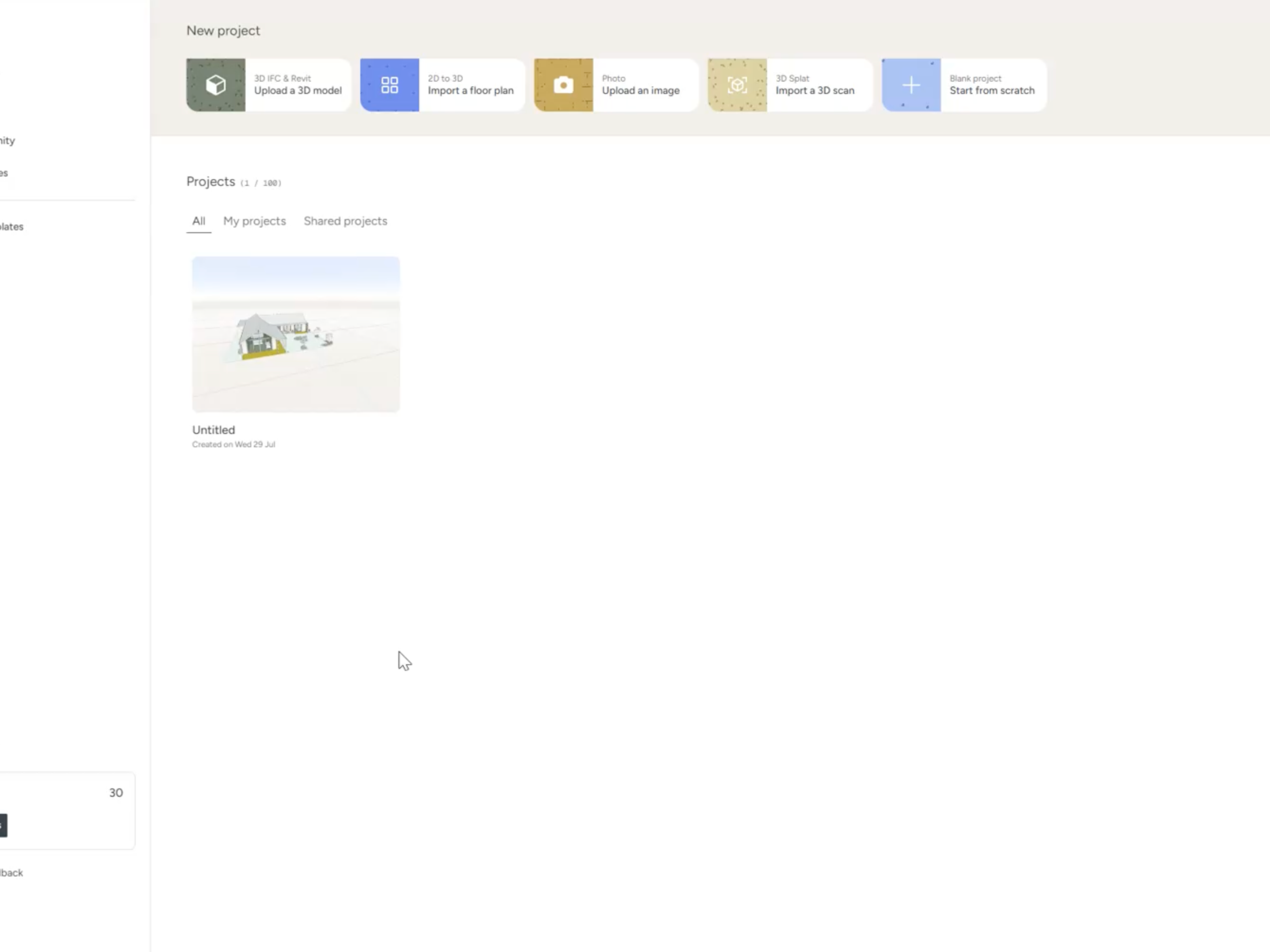 Create Your First Project in Harth (60-Second Setup)