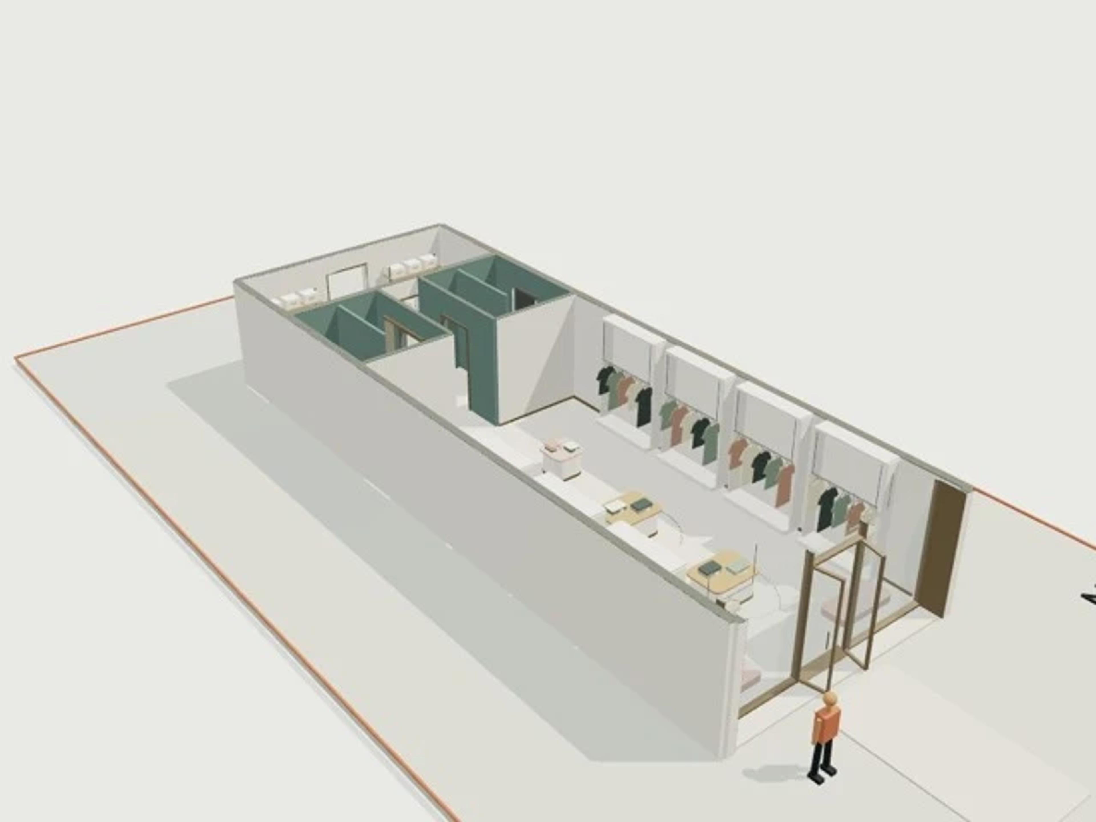 Retail tenancy, 100 m², 6 m frontage