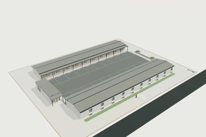 Motel, 20 units, single storey