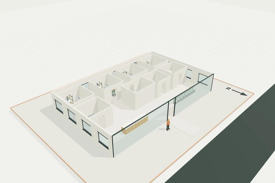 Dental surgery, 250 m², 4 surgeries