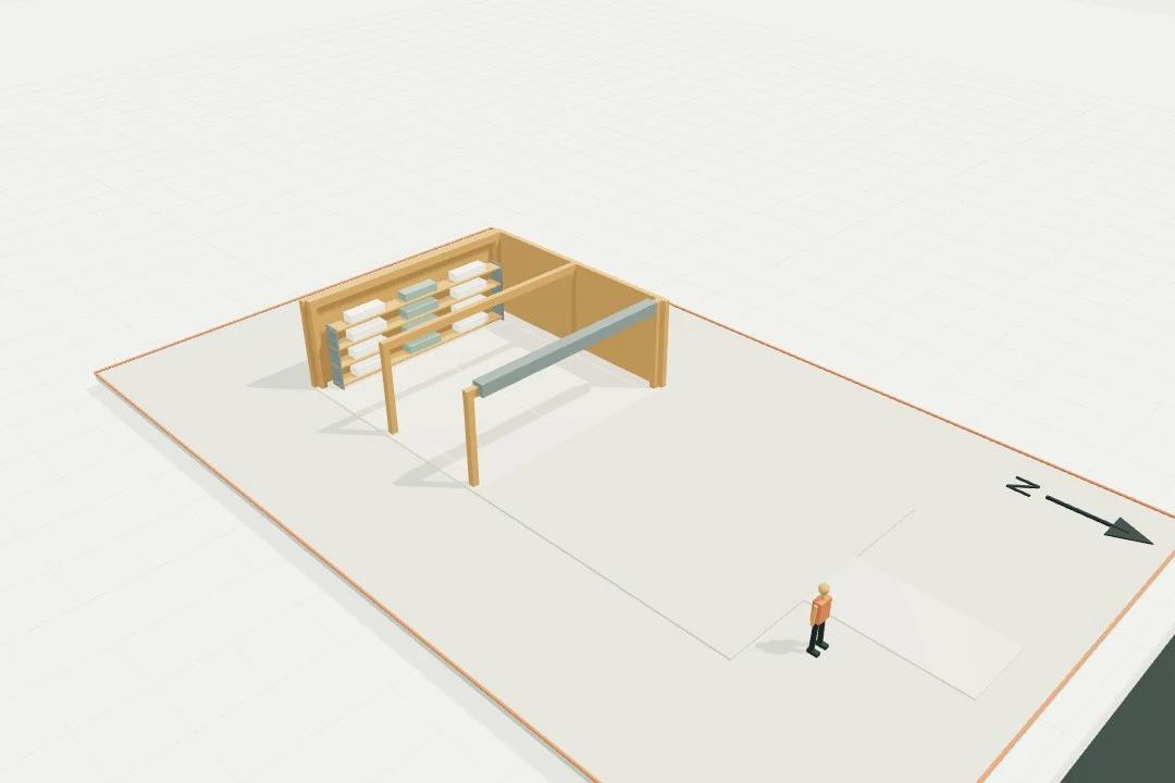 Double carport / garage, 2 vehicle bays