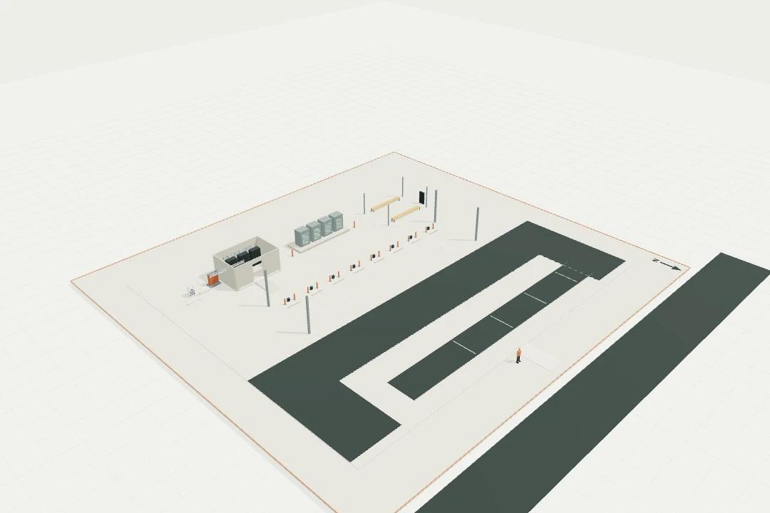 EV hub and substation refit