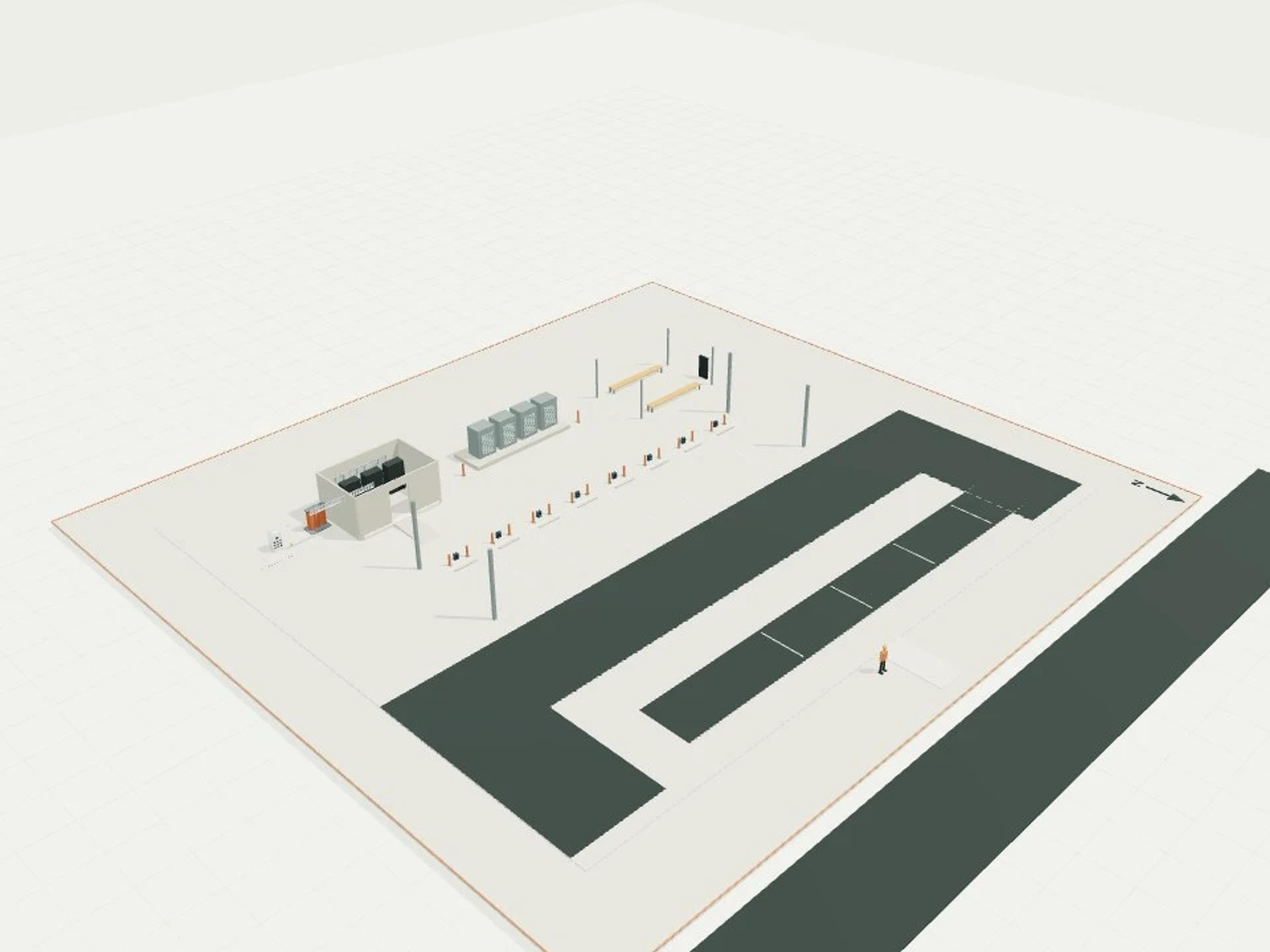 EV hub and substation refit