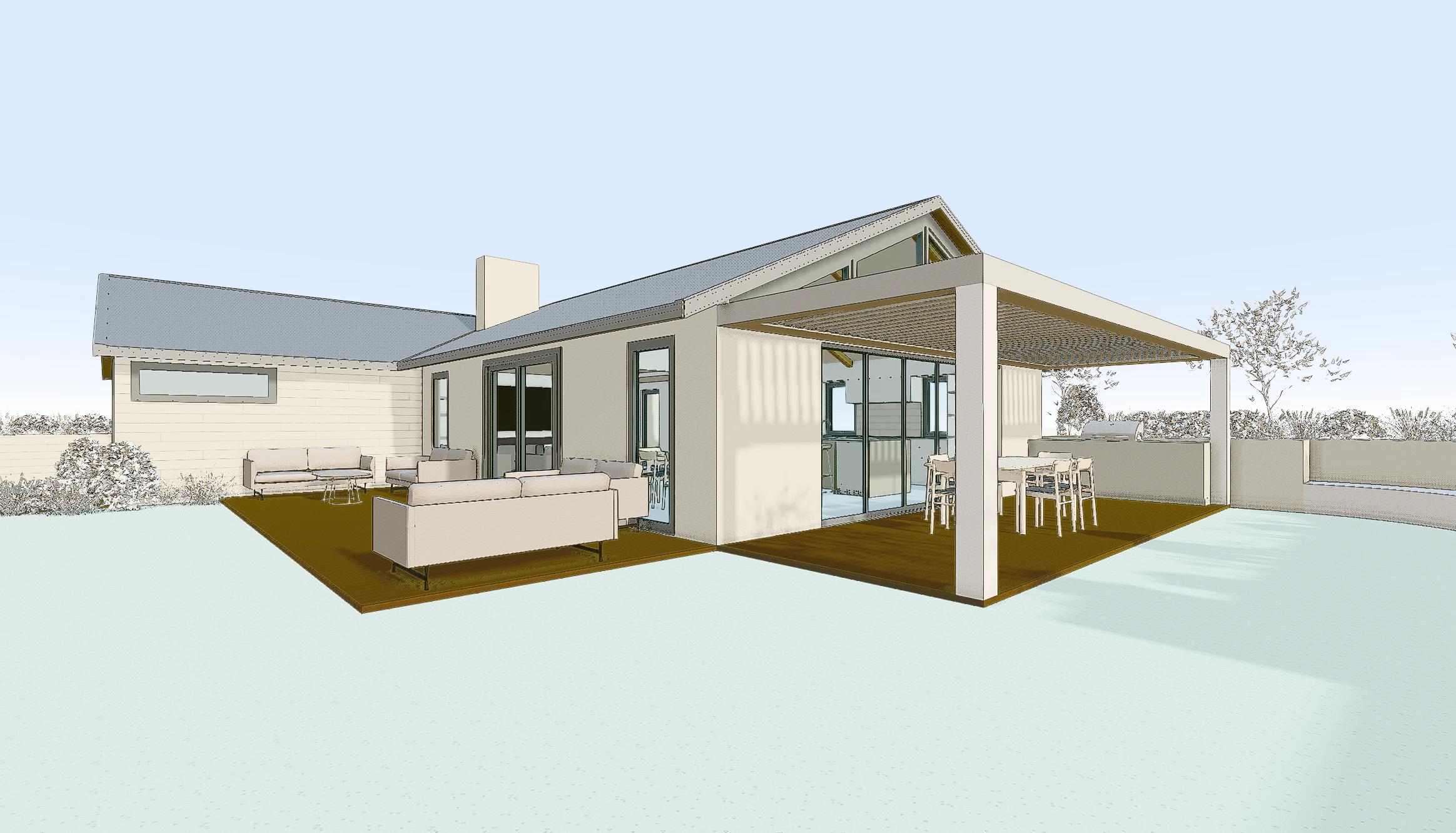 2 Bedroom, 230sqm House