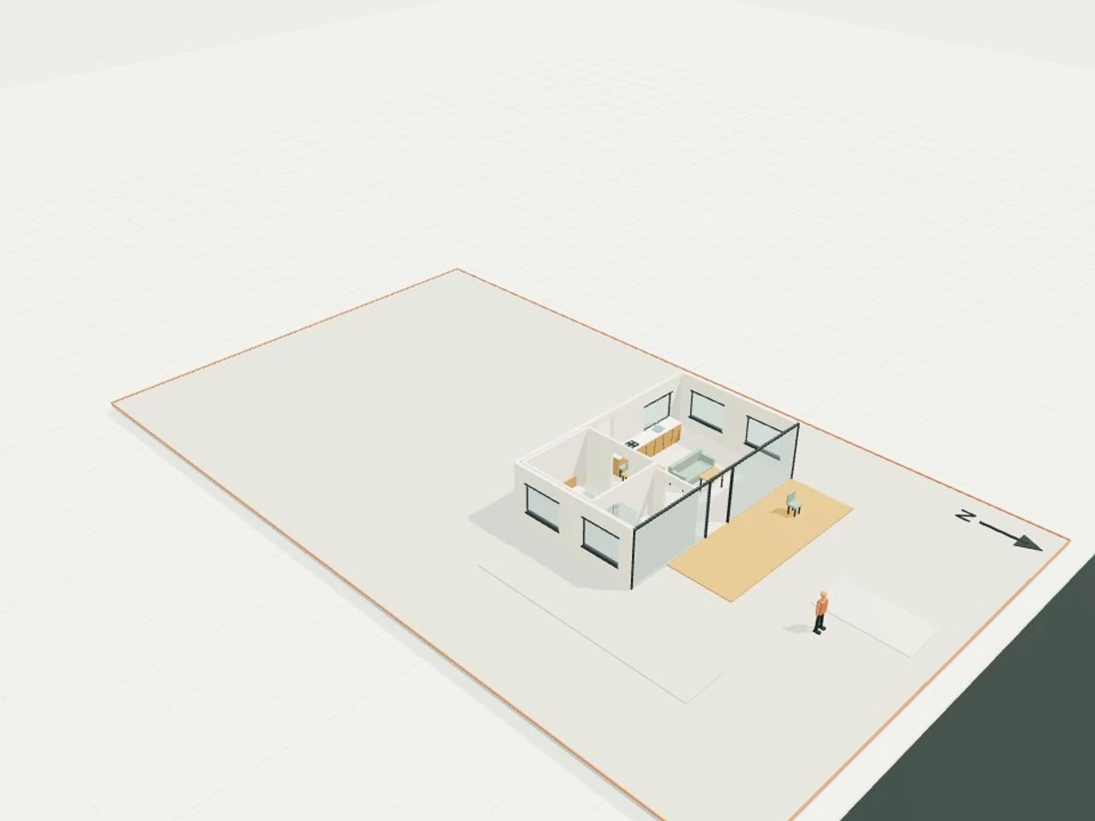Minor dwelling / ADU, 60 m², 1 bed