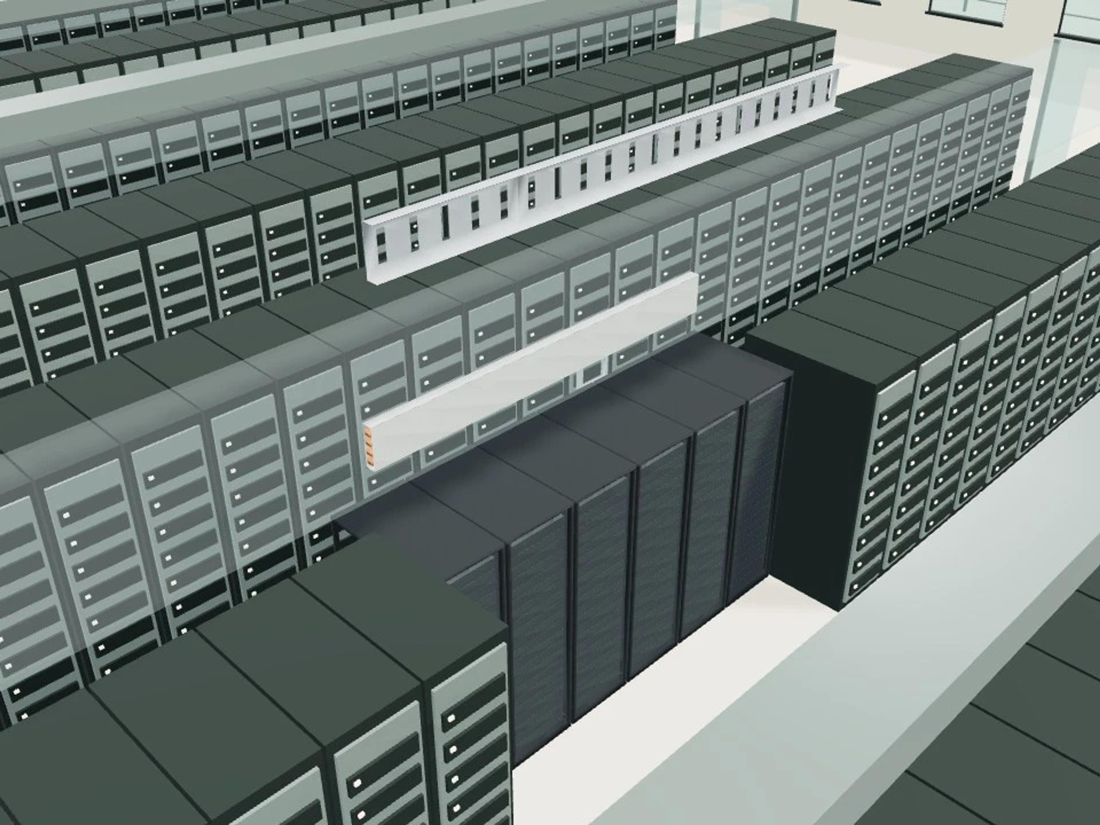 Data centre aisle upgrade
