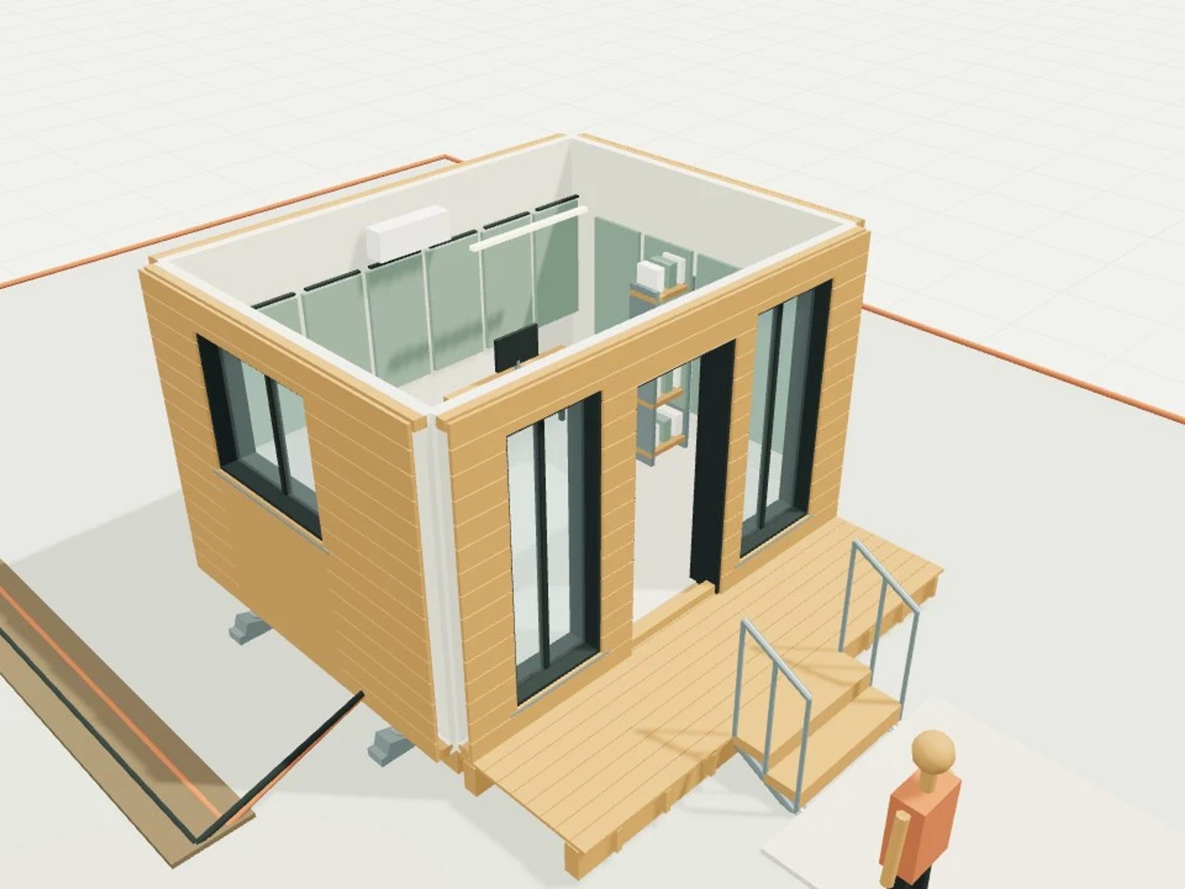 Quiet Backyard · 12 m² Office Pod
