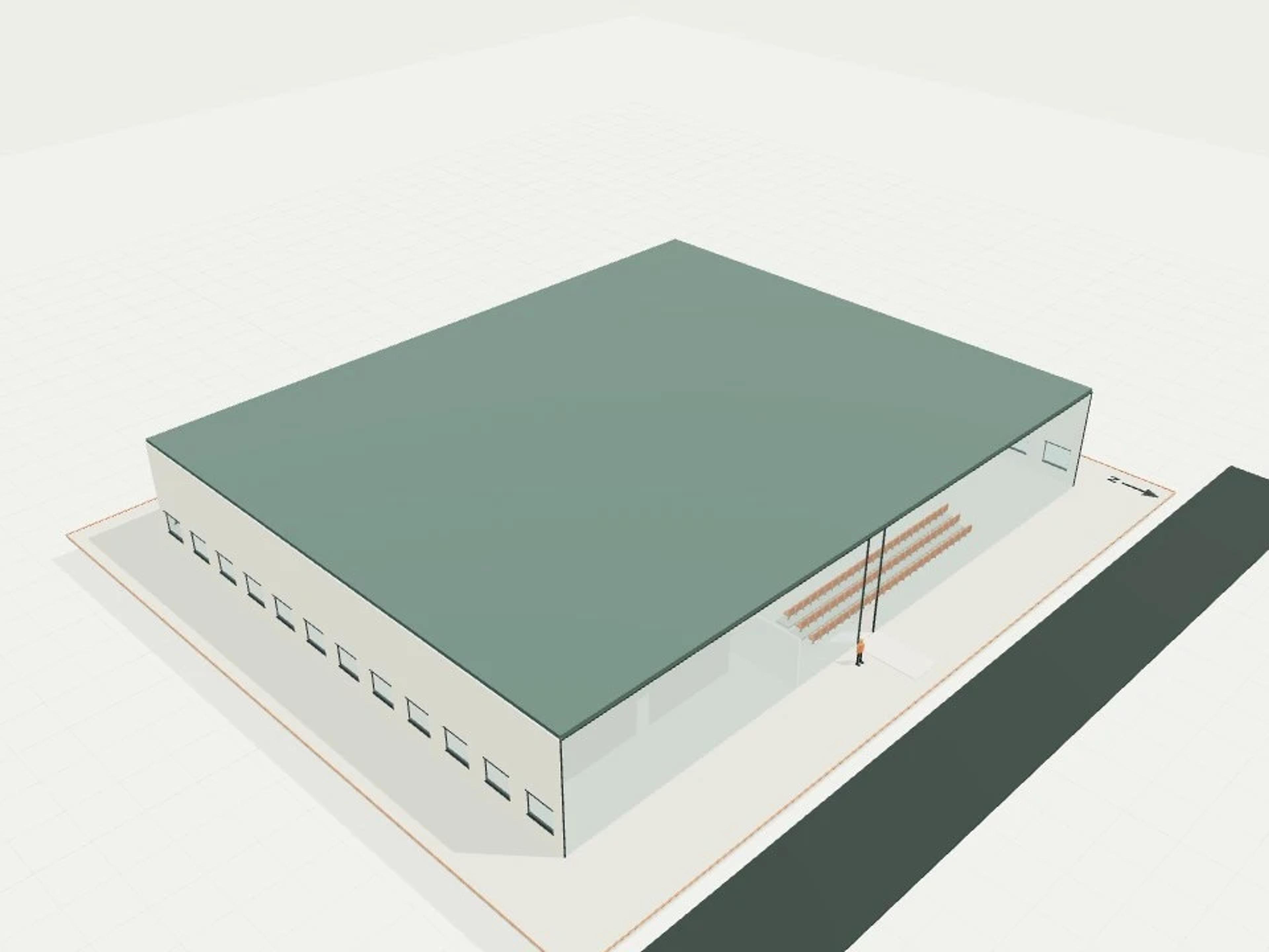 Aquatic centre, 25 m pool, 6 lanes