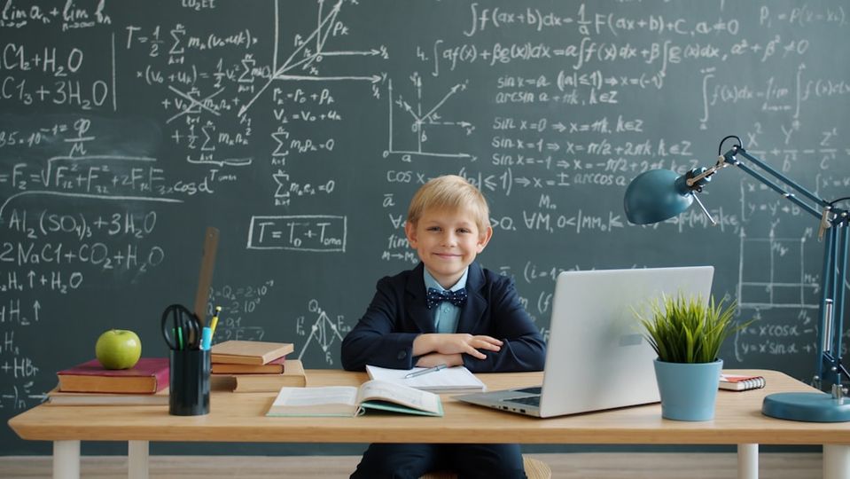 Comparison of traditional math textbooks and modern AI-powered learning platforms