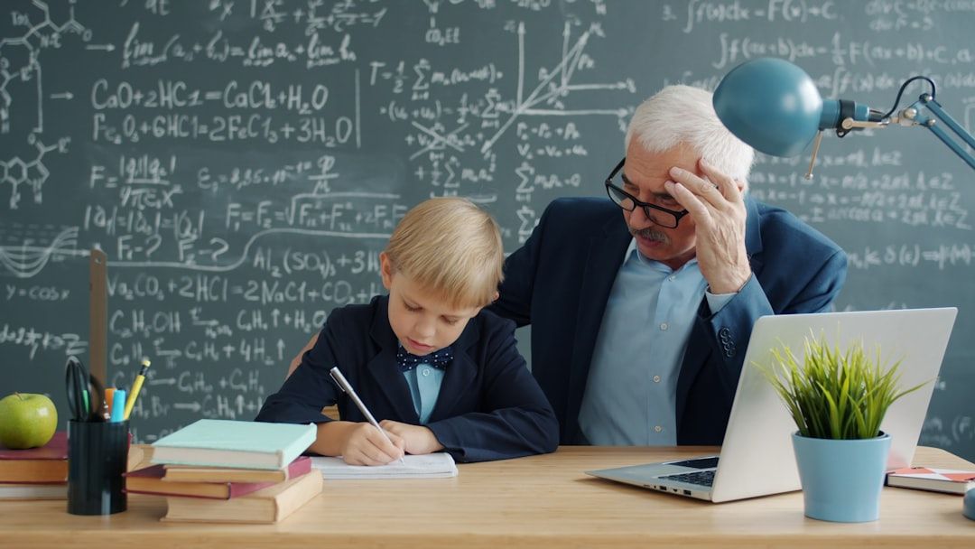 Expert tutor providing personalized math instruction to individual student