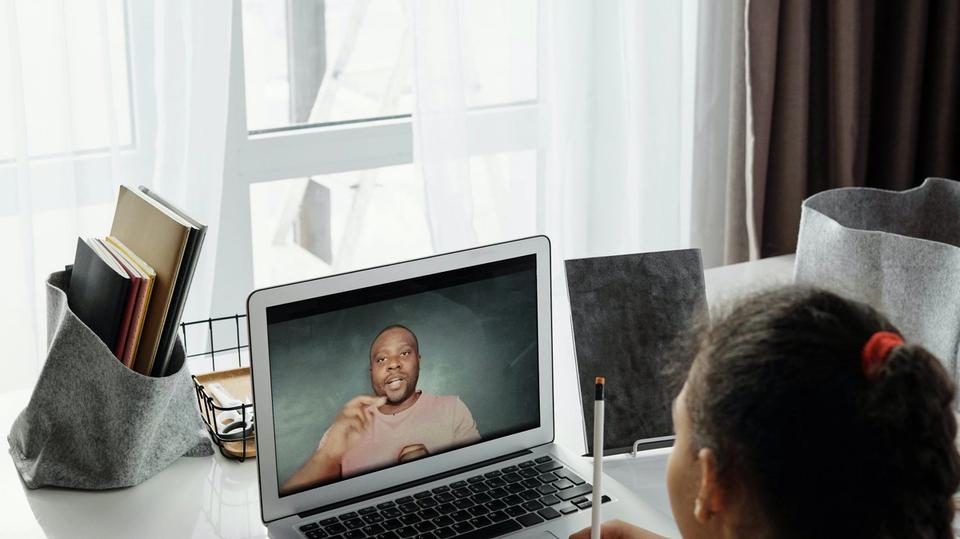 Online tutoring session