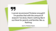 paret testimonial