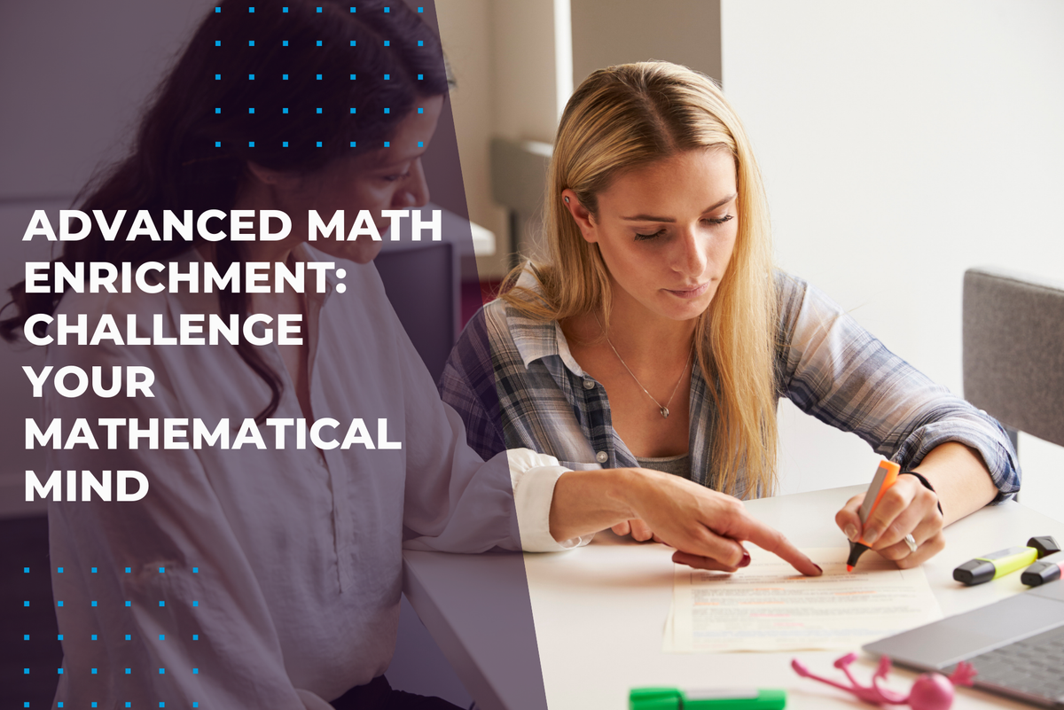 A girl solving problems with help and developing mathematical mind. 