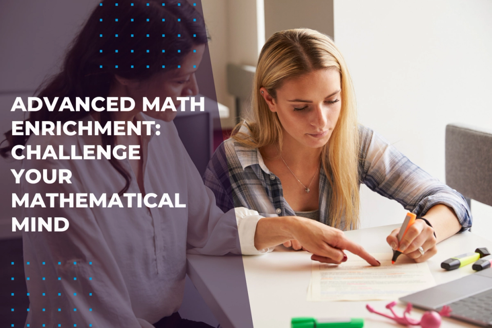 A girl solving problems with help and developing mathematical mind. 