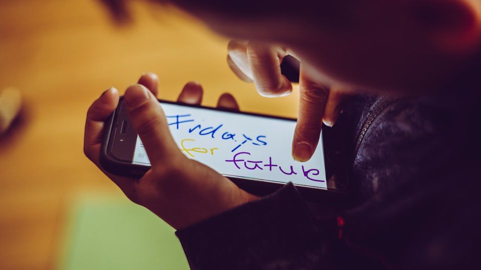 Student using digital device for online math tutoring and AI-powered learning