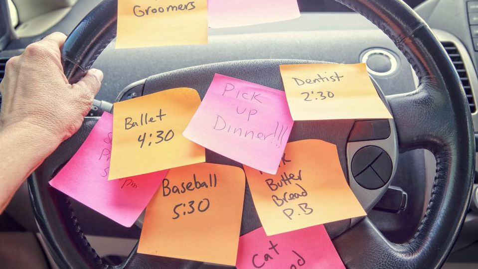 busy schedule parent