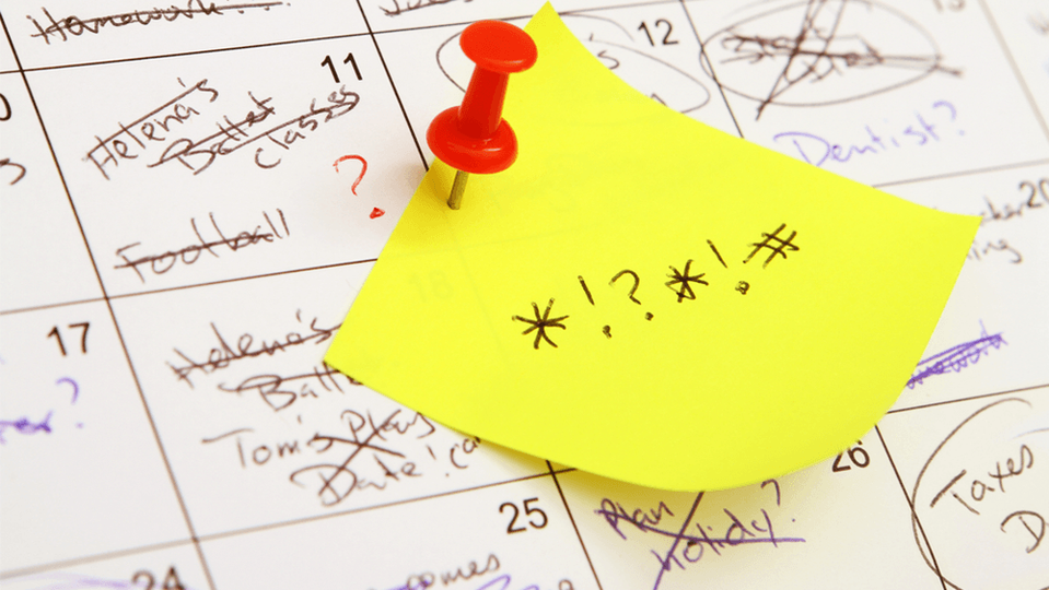 busy schedule parent