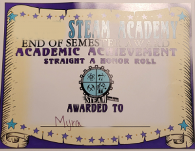 Myra student spotlight