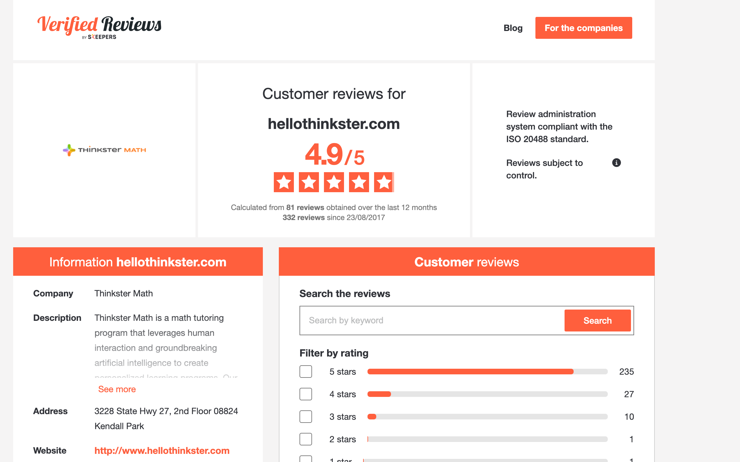 Thinkster Math: Verified Reviews