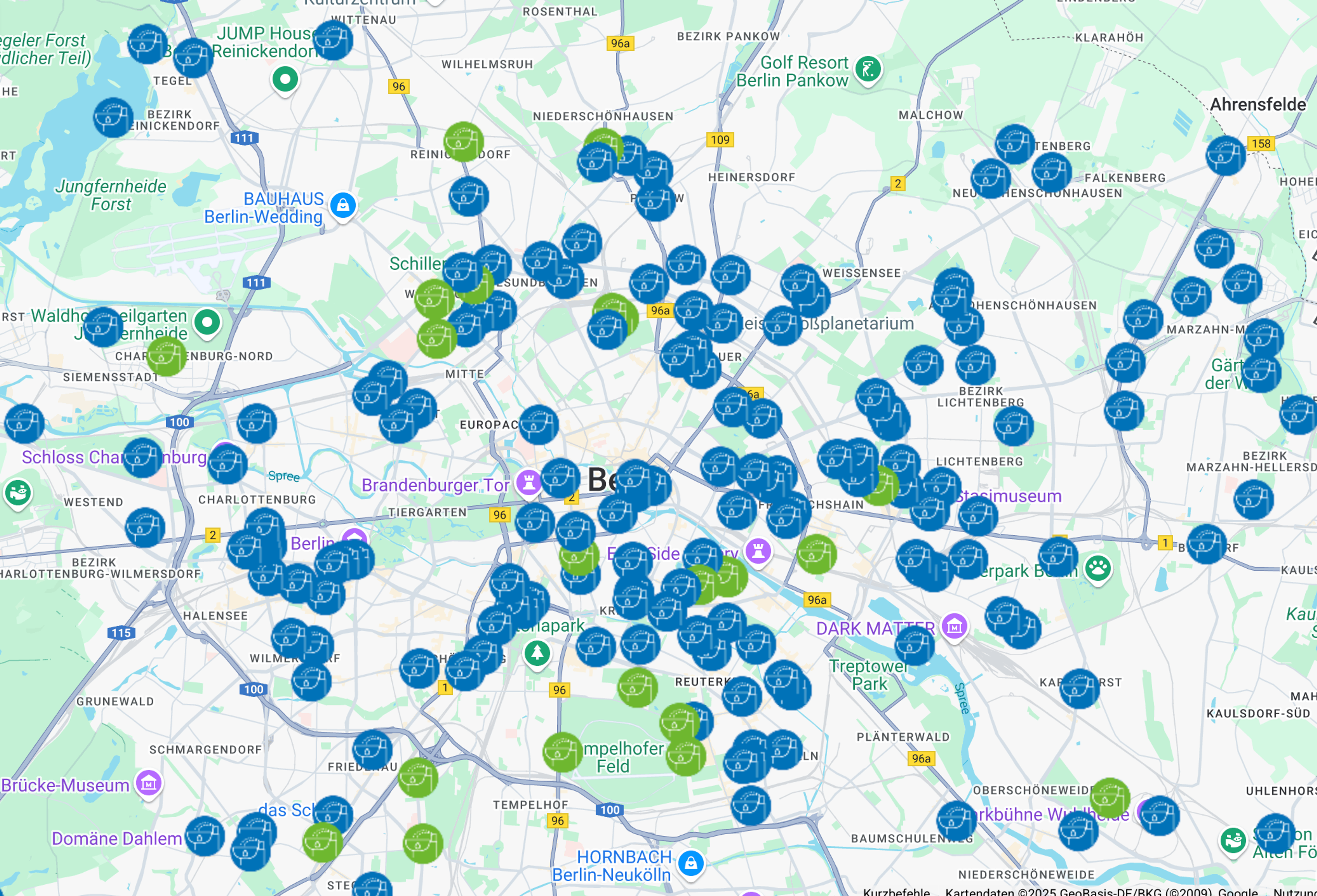 Berlin Hydration Spots Map