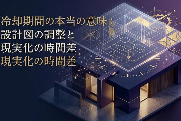 冷却期間の本当の意味：設計図の調整と現実化の時間差