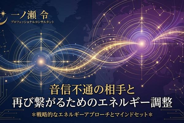 音信不通の相手と再び繋がるためのエネルギー調整