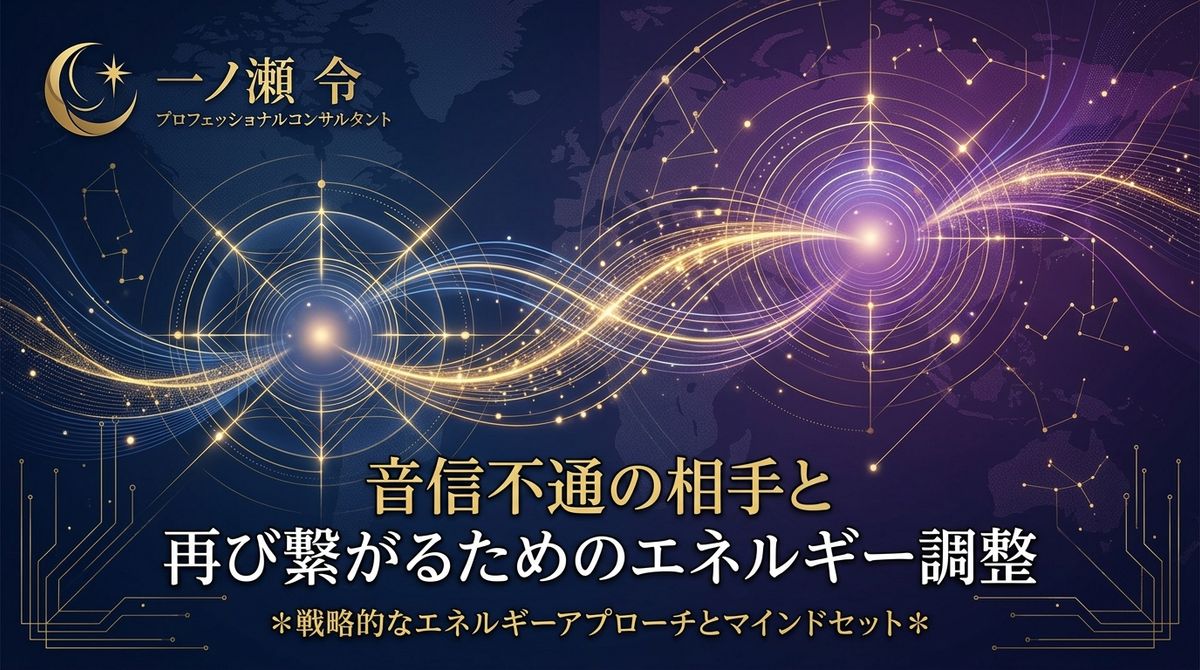 音信不通の相手と再び繋がるためのエネルギー調整