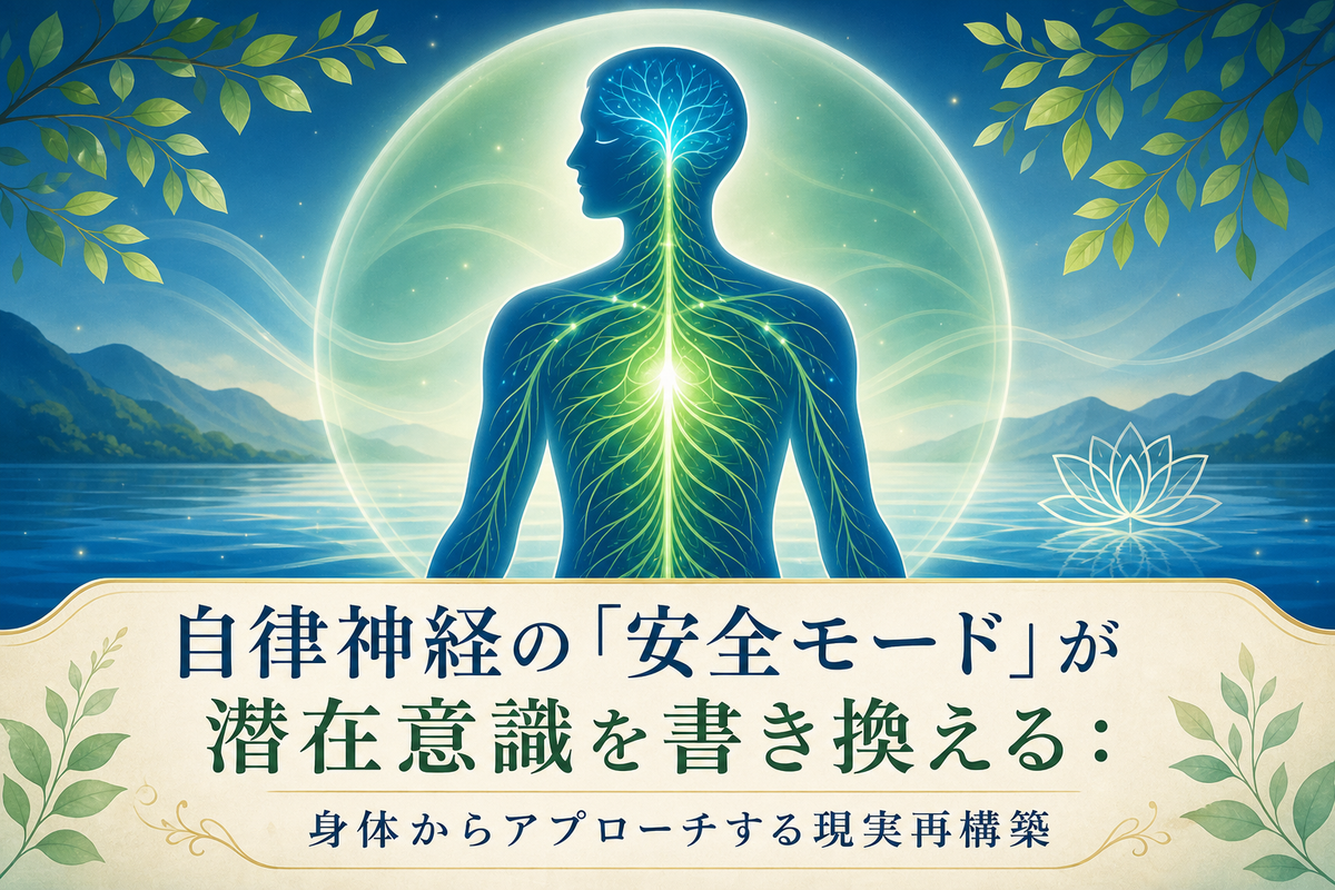 自律神経の「安全モード」が潜在意識を書き換える：身体からアプローチする現実再構築