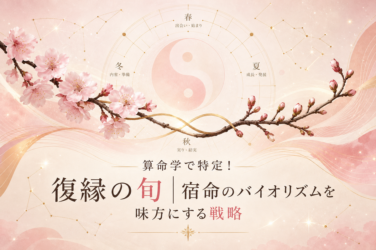 算命学で特定！復縁の旬｜宿命のバイオリズムを味方にする戦略