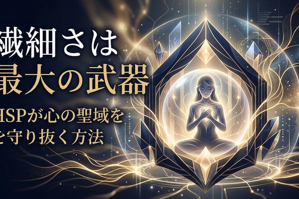 繊細さは最大の武器｜HSPが心の聖域を守り抜く方法