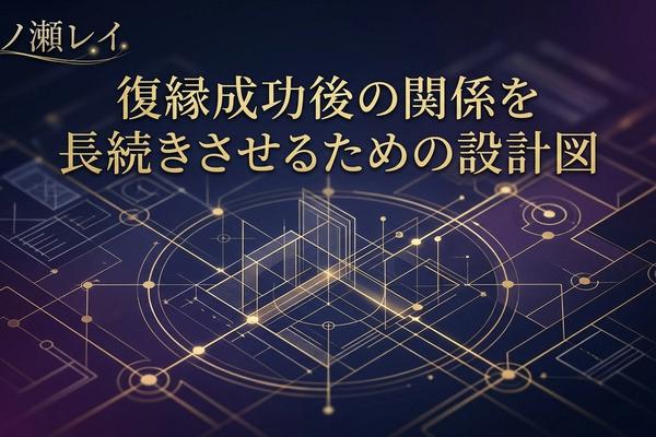 復縁成功後の関係を長続きさせるための設計図