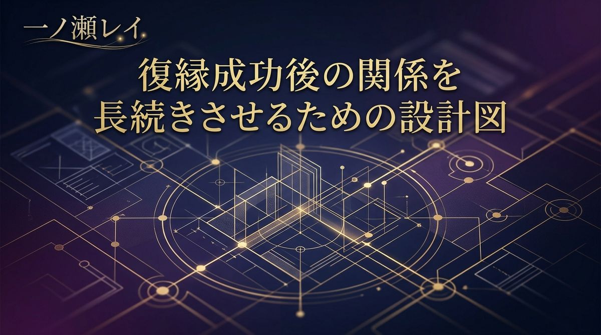 復縁成功後の関係を長続きさせるための設計図