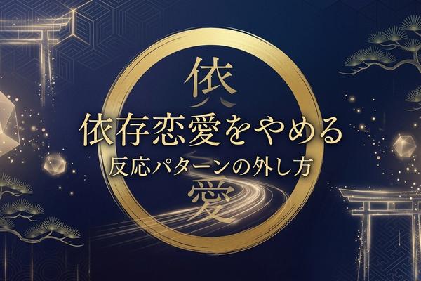 依存恋愛をやめる｜反応パターンの外し方