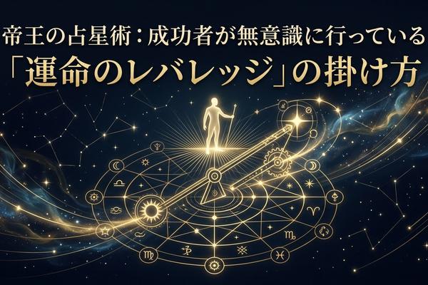 帝王の占星術：成功者が無意識に行っている「運命のレバレッジ」の掛け方