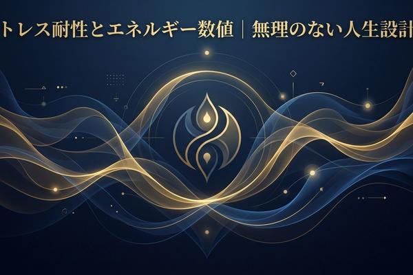 ストレス耐性とエネルギー数値｜無理のない人生設計術