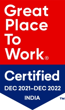 large certification picture with text Great Place to Work
