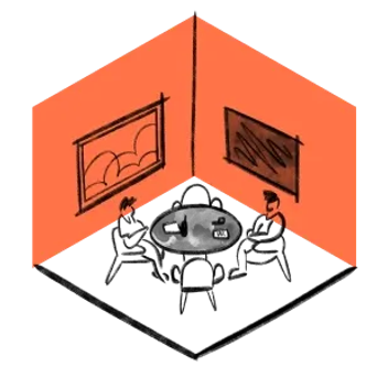 On-demand meeting rooms