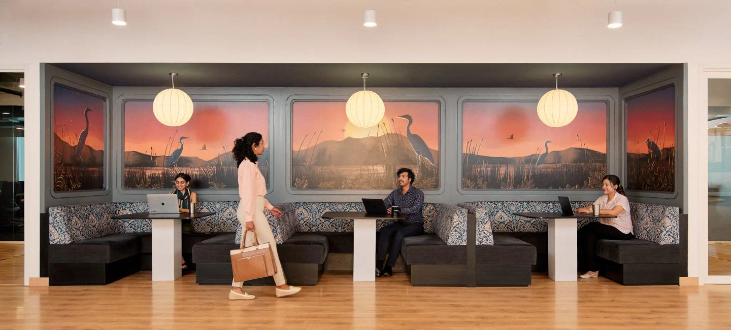 commercial interior design by Rivet | Wework