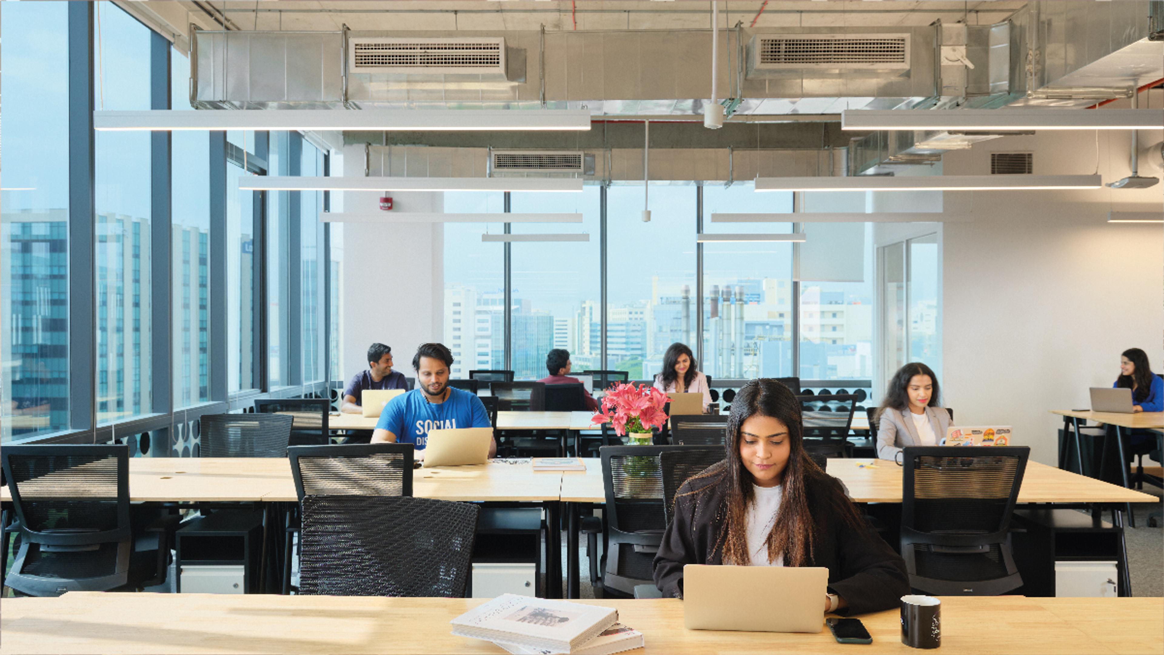 How is a coworking space different from a traditional office space?