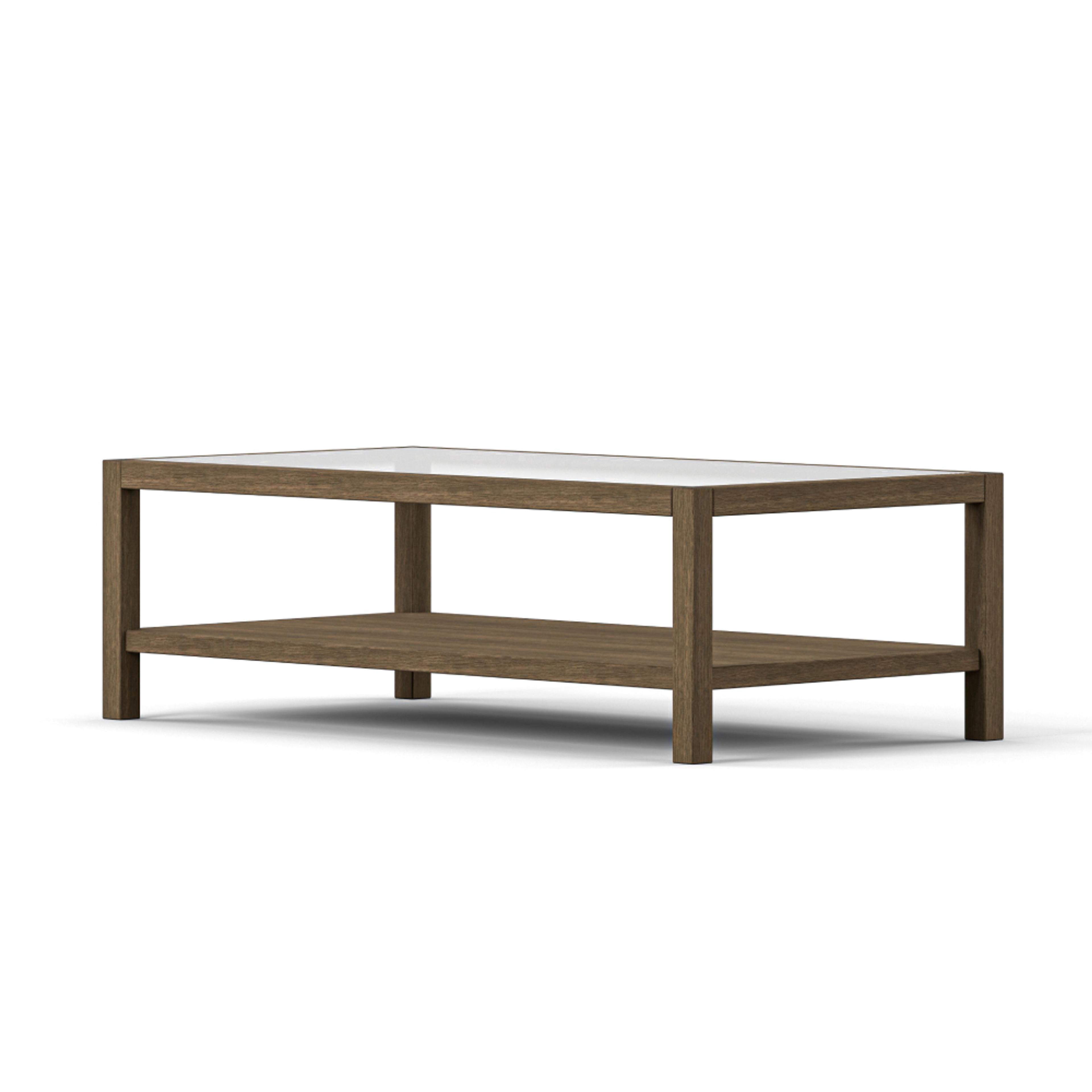 Soffbord 2000 Plus i ek och glas