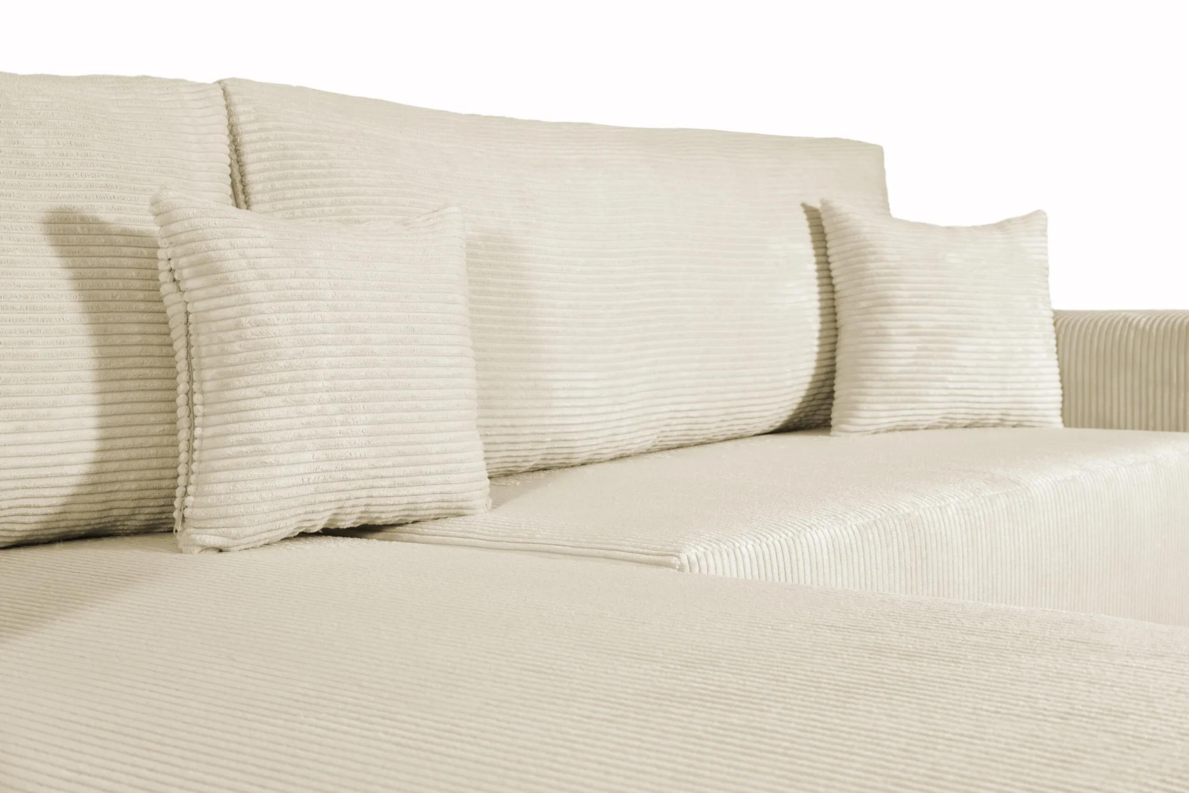 Hörnbäddsoffa i manchester, detalj