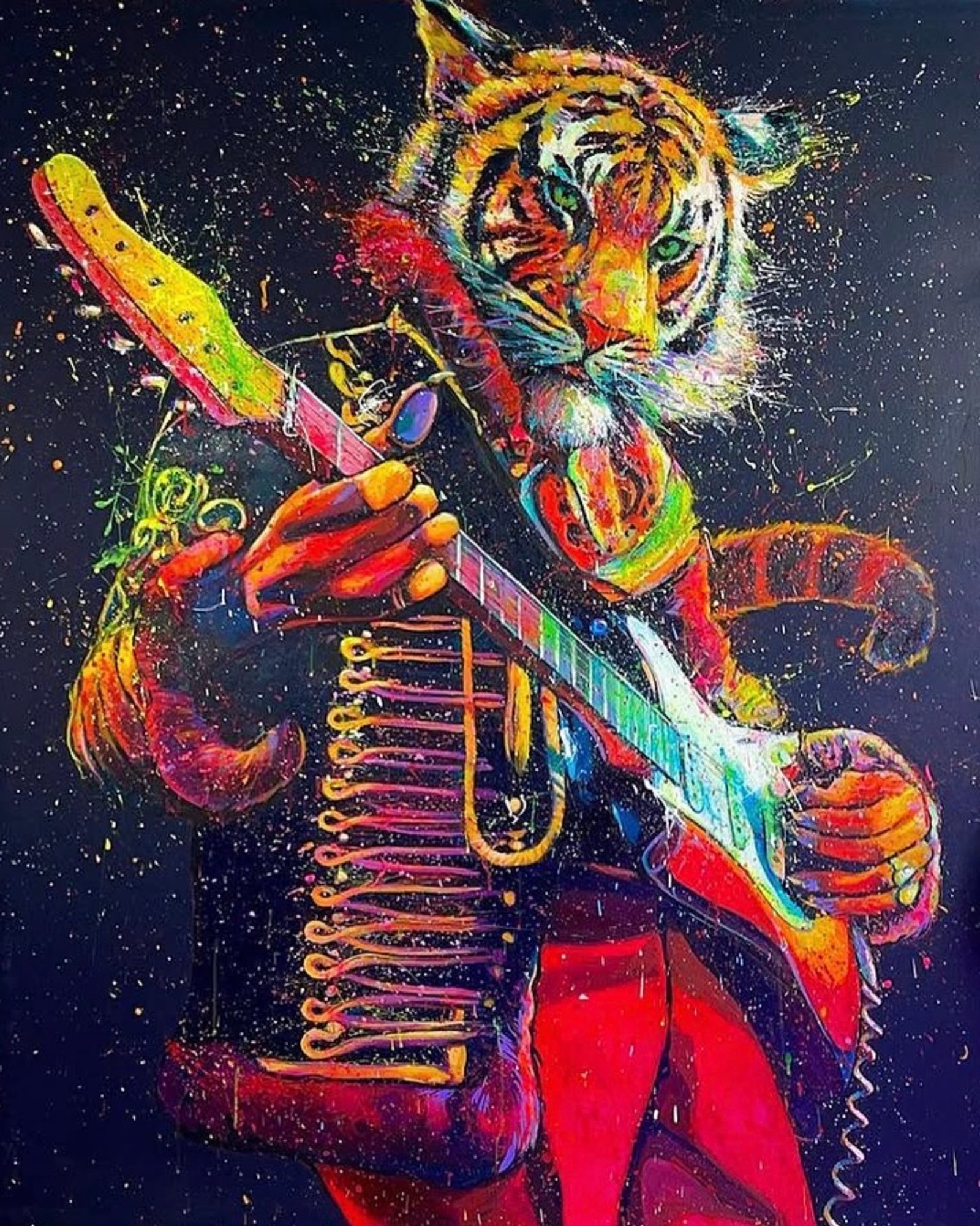 Dreadlock Roar — featured painting