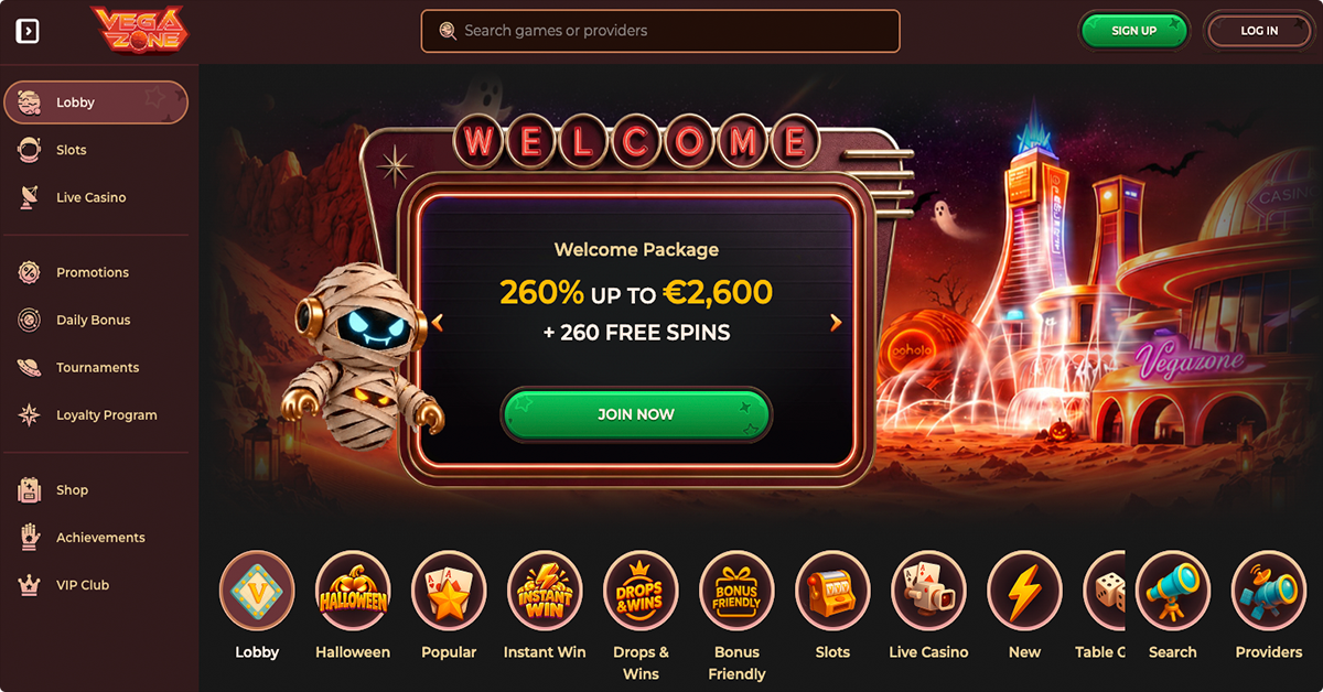 vegazone casino
